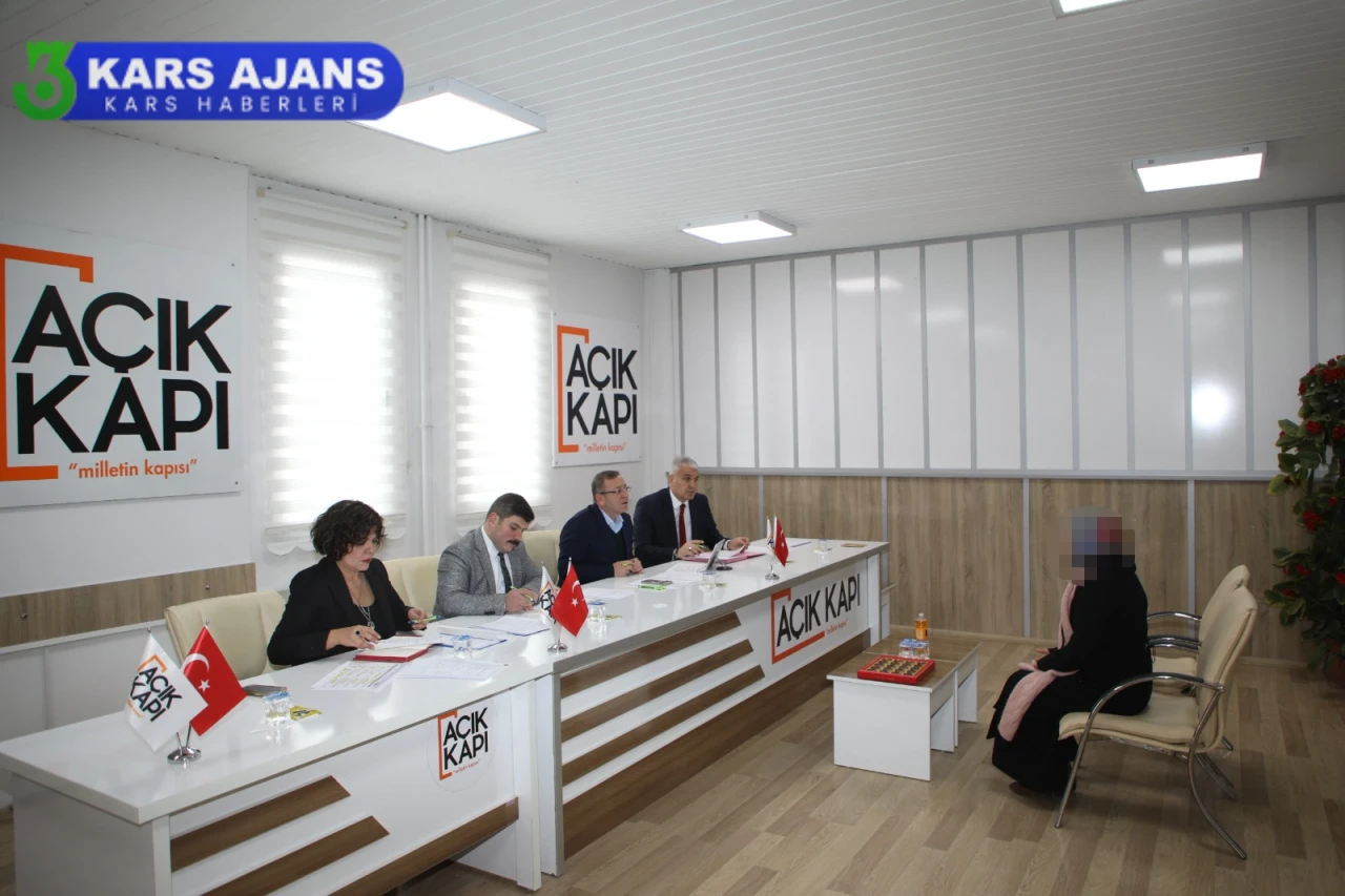 Kars Valiliği Açık Kapı Şube Müdürlüğü Hızla Sonuçlandırıyor!