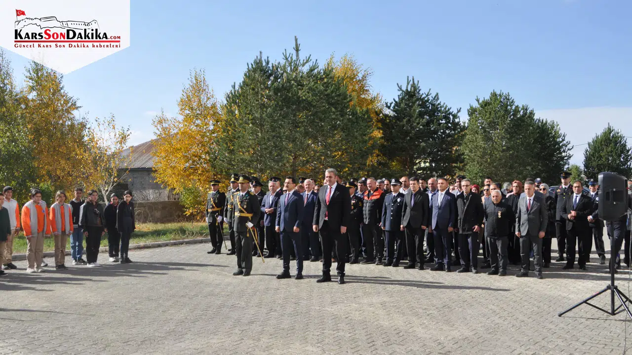 Akyaka'da 29 Ekim Cumhuriyet Bayramı coşkuyla kutlandı.