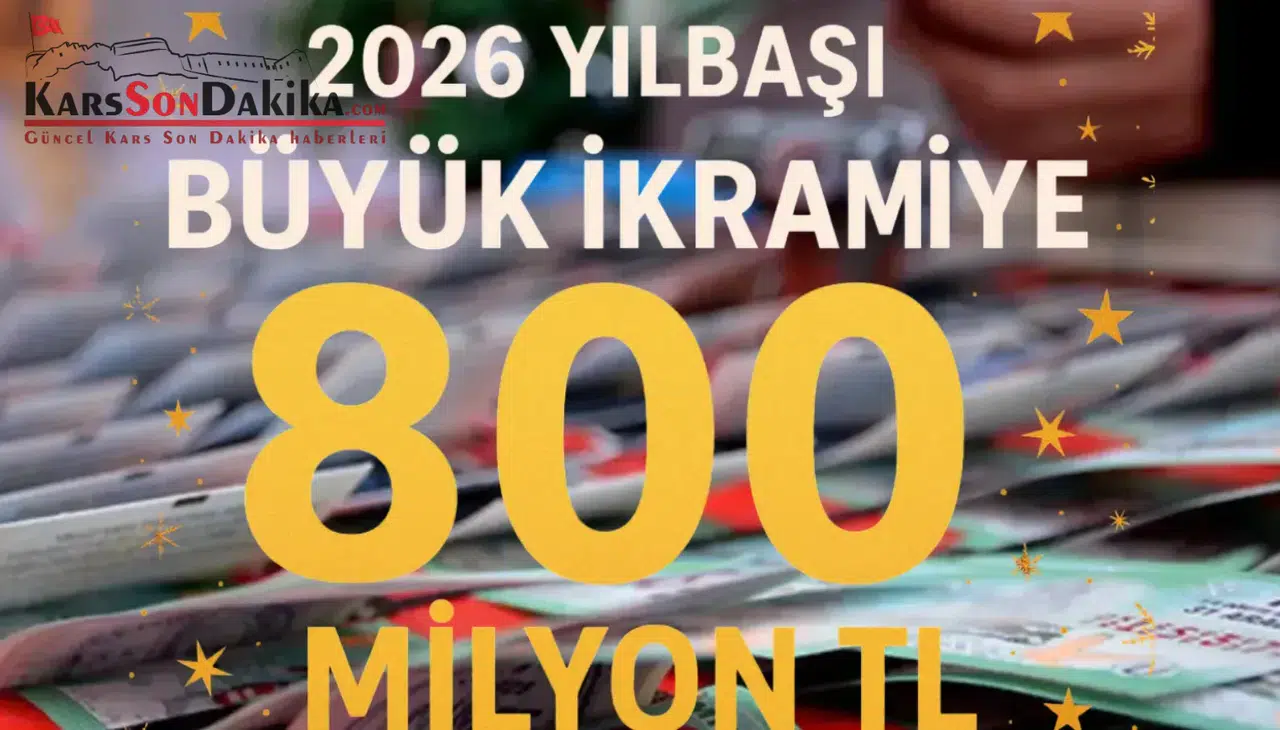 800 milyon TL büyük ikramiye Kars’ta yılbaşı bileti yoğunluğu