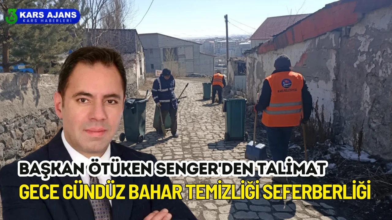 Başkan Senger'den Talimat Gece Gündüz Bahar Temizliği Seferberliği