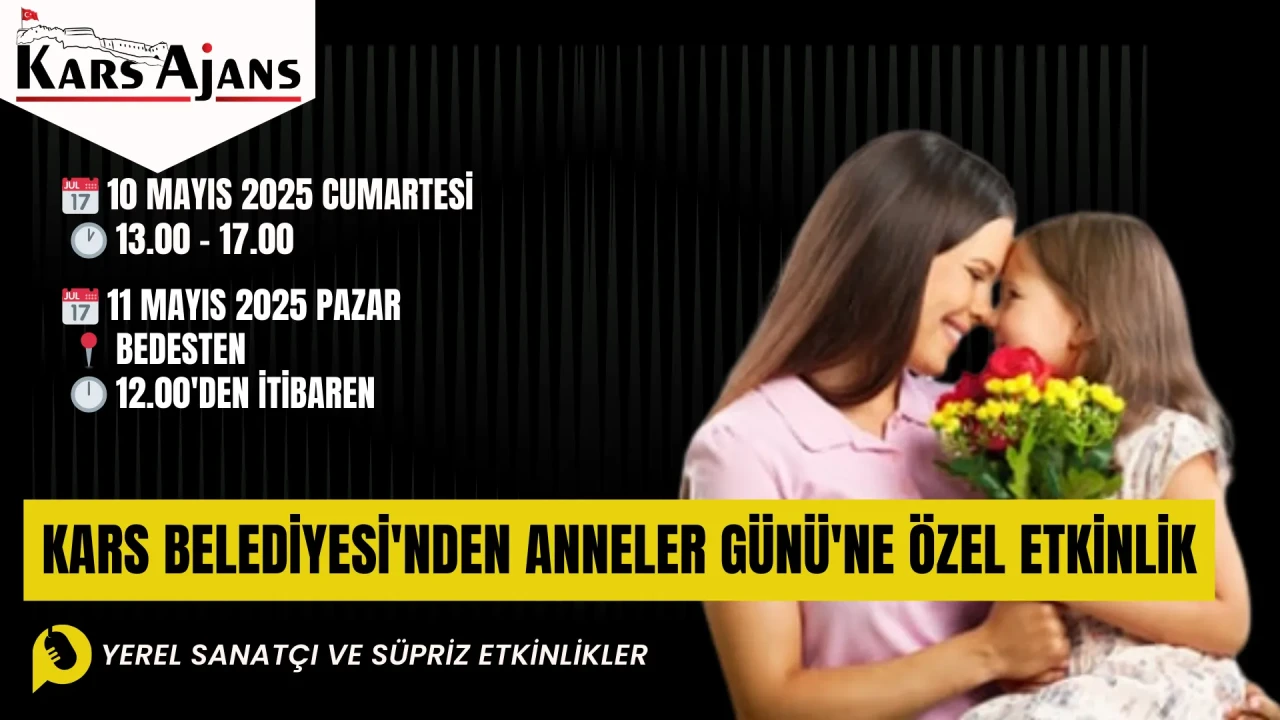 Kars Belediyesi'nden Anneler Günü'ne Özel Etkinlik