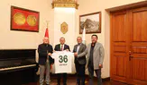Kars 36 Spor’dan Kars Valisi Ziya Polat’a teşekkür ziyareti