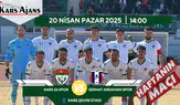 Kars36 Spor, 20 Nisan'daki kritik maçta taraftar desteği istiyor!