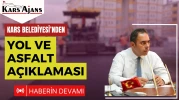 Kars Belediyesi'nden Yol ve Asfalt Açıklaması Geldi.