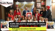 Kars Belediye Başkanı Ötüken Senger, Koltuğunu Çocuklara Devretti