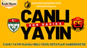 Kars 36 Spor – 24 Erzincanspor Maçı Canlı Yayınlanacak