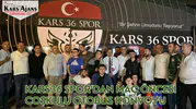 Kars36 Spor’dan Maç Öncesi Coşkulu Otobüs Konvoyu