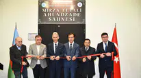 KAÜ’de Mirza Fetali Ahundzade Tiyatro Salonu Törenle Açıldı
