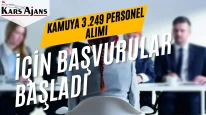 Kamuya 3.249 yeni personel alımı için başvurular başladı