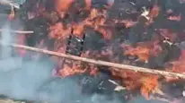 Kars Selim’de Aşağı Damlapınar Köyünde Otluk Yangını