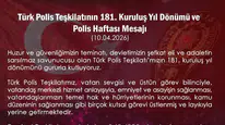 Kars Valisi Ziya Polat'tan Türk Polis Teşkilatı'nın 181. yılına özel anlamlı mesaj