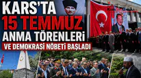 Kars'ta 15 Temmuz Anma Törenleri ve Demokrasi Nöbeti Başladı