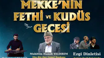 Kars'ta Mekke'nin Fethi ve Kudüs Gecesi Programı 31 Aralık'ta Düzenlenecek