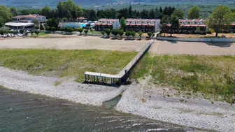 İznik Gölü’ndeki Su Seviyesi Düşüşü, İskeleyi Karada Bıraktı