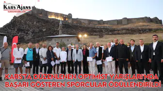 Kars'ta Düzenlenen Optimist Yarışları'nda Başarı Gösteren Sporcular Ödüllendirildi