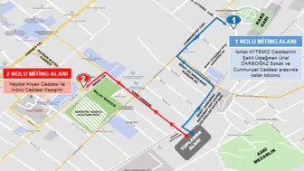 Kars'ta 2026 Yılı için Toplantı ve Gösteri Yürüyüşü Alanları Belirlendi