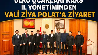 Ülkü Ocakları Kars İl Yönetimi'nden Vali Polat'a Ziyaret ve Gençlik İstişaresi