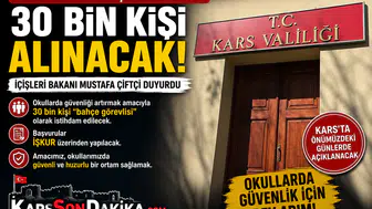 Türkiye'de 30 Bin Bahçe Görevlisi ile Okul Güvenliği Artırılıyor