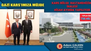 Kars'a Yeni Bölge Hastanesi İçin 750 Milyonluk Yatırım Yapılacak.