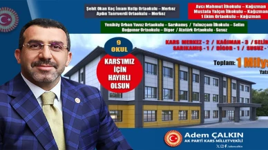 Kars'ta Eğitim Alanına 1 Milyar TL'lik Yatırım Yapılacak!