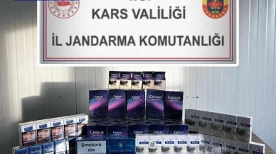 Kars'ta Kaçak Sigara Operasyonunda Yüzlerce Paket Ele Geçirildi