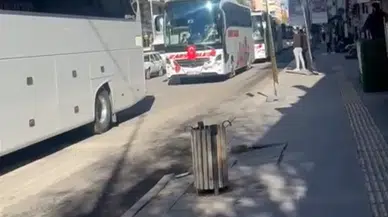 Kars'ta Yeni Şehirler Arası Otobüs Terminali Açılış Öncesi Konvoy