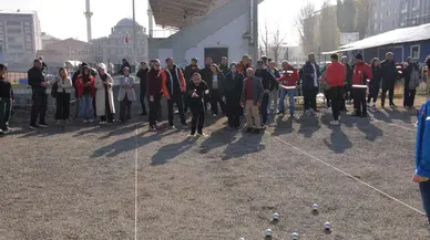 Kars’ta Öğretmenler Günü’ne özel bocce turnuvası düzenlendi