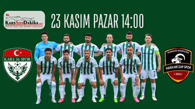 Kars 36 Spor–Hakkari Zap Spor Maçının Hakemleri Açıklandı