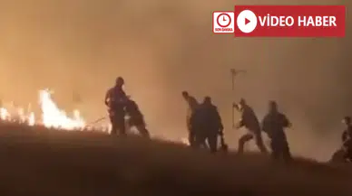 Kars-Ermenistan Sınırında Askerler Birlikte Yangına Müdahale Etti