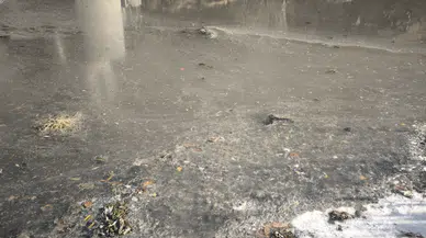 Kars’ta Şiddetli Soğuklar HES Barajını Kısmen Dondurdu