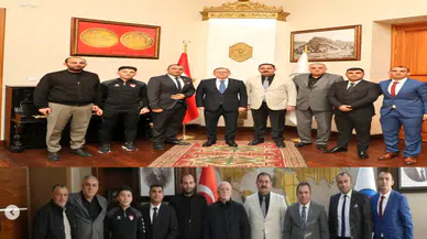 TFFHGD Heyeti Kars’ta Vali ve Belediye Başkanını Ziyaret Etti