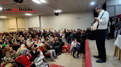 Hayati İnanç'ın Kağızman'daki Söyleşisi Büyüledi, Salon Dolup Taştı