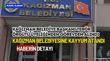 Kağızman Belediye Başkanı Terör Örgütü Üyeliğinden Görevden Alındı