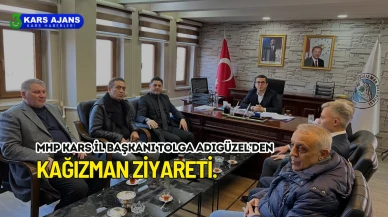 MHP Kars İl Başkanı Tolga Adıgüzel’den Kağızman Ziyareti.