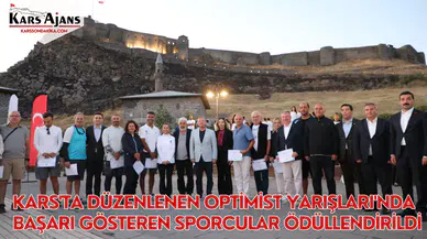 Kars'ta Düzenlenen Optimist Yarışları'nda Başarı Gösteren Sporcular Ödüllendirildi