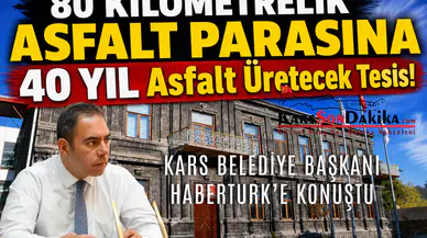 80 Kilometrelik Asfalt Parasına, 40 Yıl Asfalt Üretecek Tesis!