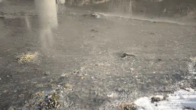 Kars’ta Şiddetli Soğuklar HES Barajını Kısmen Dondurdu