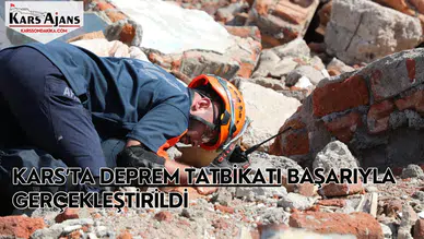 Kars’ta AFAD Koordinasyonunda Deprem Tatbikatı Başarıyla Tamamlandı