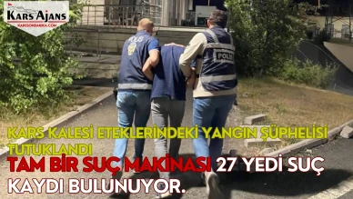 Kars Kalesi Eteklerindeki Yangın Şüphelisi Tutuklandı