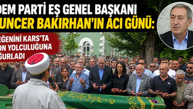 Dem Parti Lideri Bakırhan, Yeğeni Ebru Yıldız'ı Kars'ta Uğurladı