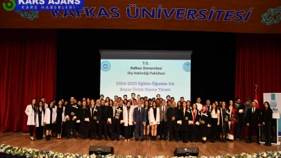 KAÜ Tıp Fakültesi öğrencileri, beyaz önlük sevincini doyasıya yaşıyor!