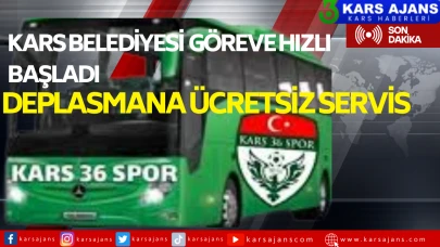 Kars Belediyesi, Kars Spor taraftarlarına Deplasman Maçları İçin Ücretsiz Ulaşım Hizmeti Sağlayacak!