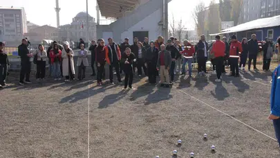Kars’ta Öğretmenler Günü’ne özel bocce turnuvası düzenlendi
