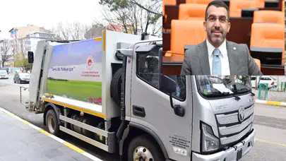 Kars Kağızman Belediyesi’ne yeni çöp toplama aracı kazandırıldı