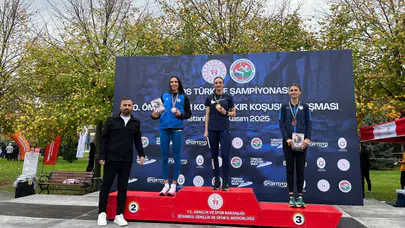 Kros Şampiyonasında Karslı sporculardan çifte Türkiye zaferi
