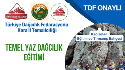 Kars'ta Temel Yaz Dağcılık Eğitimi İçin Başvurular Başladı!