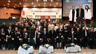 KAÜ Diş Hekimliği Fakültesi’nde beyaz önlük töreni düzenlendi