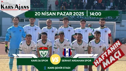 Kars36 Spor, 20 Nisan'daki kritik maçta taraftar desteği istiyor!