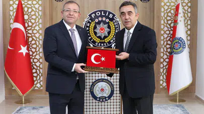 Vali Polat, Emniyet Müdürü Tombul ile Bir Araya Geldi
