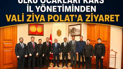Ülkü Ocakları Kars İl Yönetimi'nden Vali Polat'a Ziyaret ve Gençlik İstişaresi